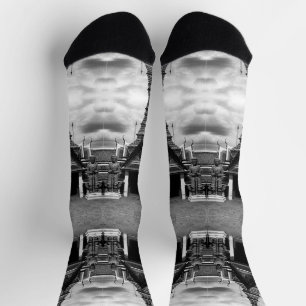 Vintages Thailand Bangkok Wat Phra Kaew Demon Guar Socken