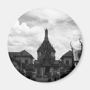 Vintages Thailand Bangkok Wat Phra Kaew Touristen Magnet