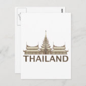 Vintages Thailand Postkarte (Vorne/Hinten)