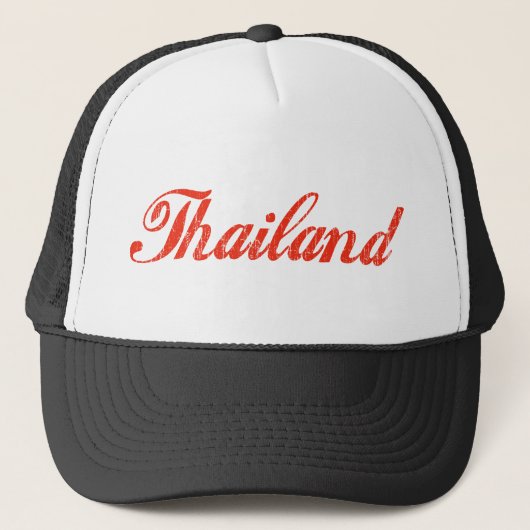 Vintages Thailand Truckerkappe (Vorderseite)