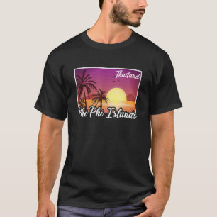 Vintages Thailand Urlaub Reisen Asien Thai Phi Phi T-Shirt