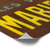 Vintages Theater/Performance-Werbung Poster (Ecke)