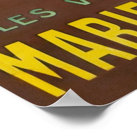 Vintages Theater/Performance-Werbung Poster (Ecke)