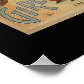 Vintages Theater Postern Das Zirkus Girl Poster (Ecke)