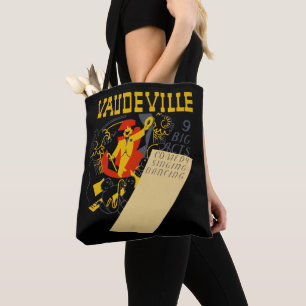 Vintages Theater Vaudeville Abstrakte Kunst Tasche