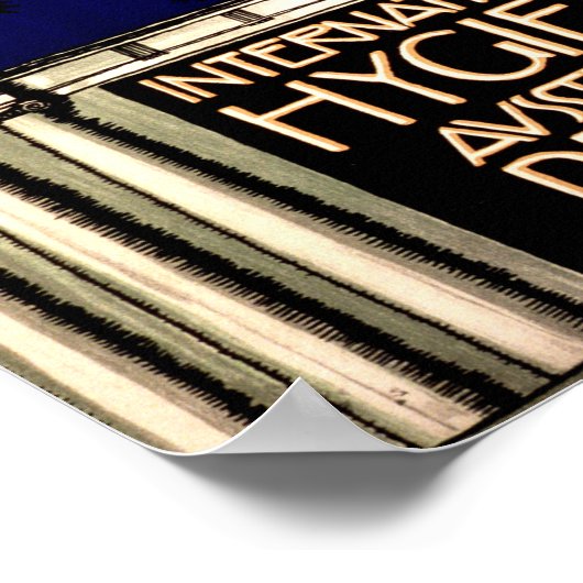 Vintages Theater/Werbetafel Poster (Ecke)