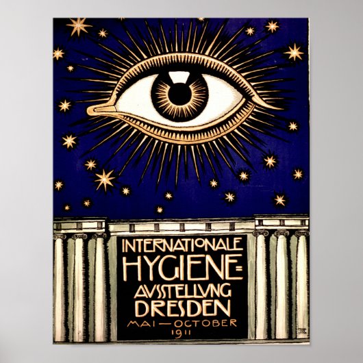 Vintages Theater/Werbetafel Poster (Vorne)