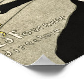 Vintages Theater/Werbetafel Poster (Ecke)