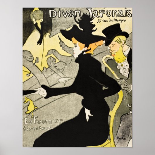 Vintages Theater/Werbetafel Poster (Vorne)