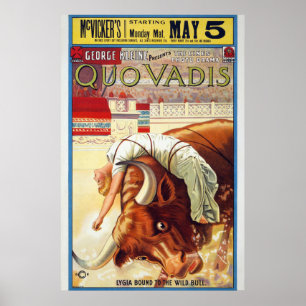 Vintages Theater/Werbetafel Poster