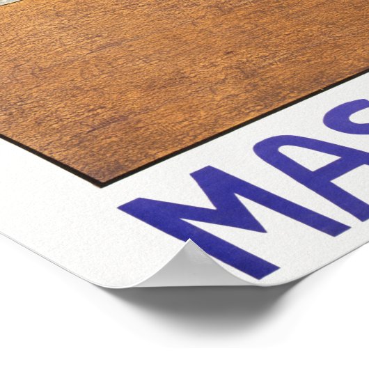 Vintages Theater/Werbetafel Poster (Ecke)