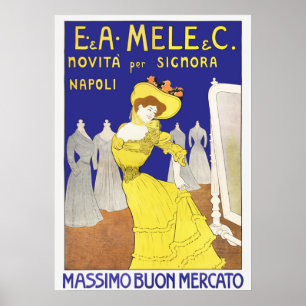Vintages Theater/Werbetafel Poster