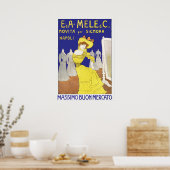 Vintages Theater/Werbetafel Poster (Küche)