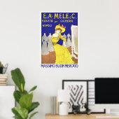 Vintages Theater/Werbetafel Poster (Heimbüro)