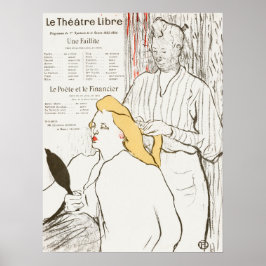 Vintages Theater/Werbetafel Poster