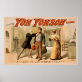 Vintages Theater "Yon Yonson" Poster (Vorne)