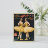 Vintages Theaterposter Postkarte (Stehend Vorderseite)