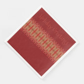 Vintages Thema floral Serviette (Ecke)