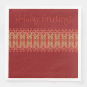 Vintages Thema floral Serviette (Vorderseite)