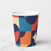 Vintages Thema Pappbecher (Rückseite)