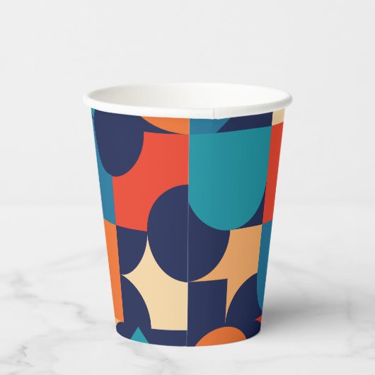 Vintages Thema Pappbecher (Rechts)