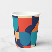 Vintages Thema Pappbecher (Vorderseite)