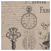 Vintages Thema-Skript Kraftpapiers Paris Stoff (Muster)