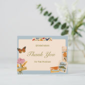 Vintages Thema Vielen Dank Postcard Postkarte (Stehend Vorderseite)