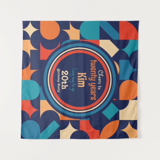 Vintages Thema Wandteppich (Vorderseite (Horizontal))