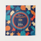 Vintages Thema Wandteppich (Vorderseite)