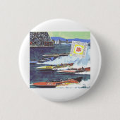 Vintages Thunderboat Racing Button (Vorderseite)