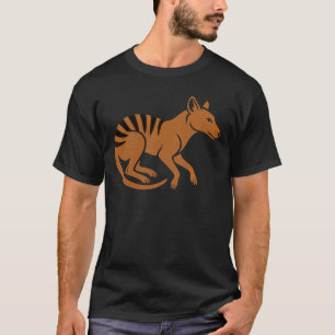 Vintages Thylacine Typografy-Design T-Shirt