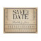 Vintages Ticket II - Save the Date ausstreichen