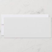 Vintages Ticketmeer Save the Date grün (Rückseite)