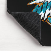 Vintages Tier Funny Shark Retro Niedlich Meme Mousepad (Ecke)