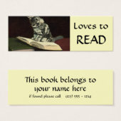 Vintages Tier, Niedliche Viktorianische Kätzchen L (Vorne & Hinten)