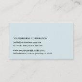 Vintages Tiffany Kunstmuseum Monte San Giorgio Visitenkarte (Rückseite)