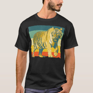 Vintages Tigerdesign für Männer Frauen Kinder sibi T-Shirt