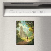 Vintages Tikal Guatemala Magnet (In Situ (Geschirrspüler))
