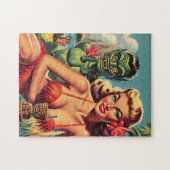 Vintages Tiki-Button hoch Puzzle (Horizontal)