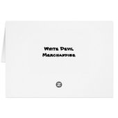 Vintages Tiki-Menü Mitte des Jahrhunderts (Rückseite Horizontal)