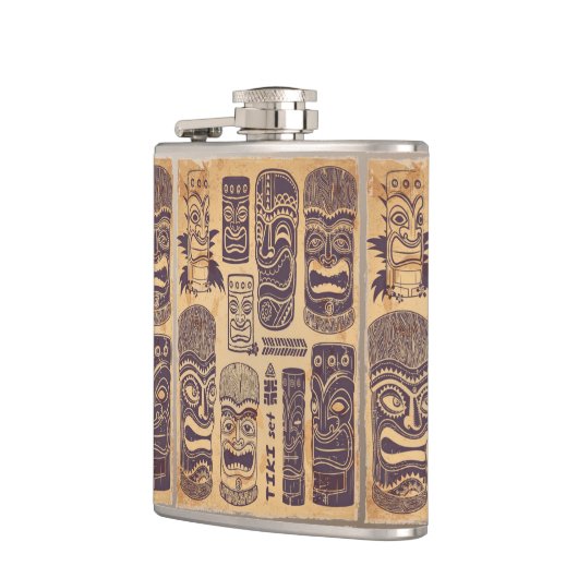 Vintages Tiki Set Flachmann (Links)