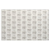 Vintages Tischbesteck-altmodischer Druck Stoff (Yard (91,4 cm))