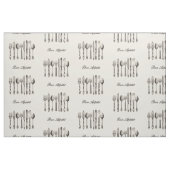 Vintages Tischbesteck-altmodischer Druck Stoff (Fat Quarter (45,7 x 55,9 cm))