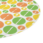 Vintages Tischbesteck-Muster Schneidebrett (Ecke)