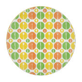 Vintages Tischbesteck-Muster Schneidebrett (Vorderseite)