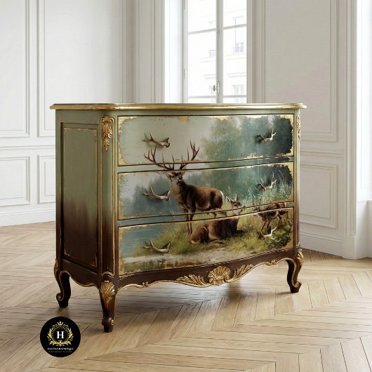 Vintages Tissue-Dekoupage-Papiers Seidenpapier