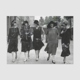 Vintages Tissue (Ladys Tissue Paper) der 20er Jahr Seidenpapier