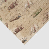 Vintages Tissue Paper Seidenpapier (Detail)