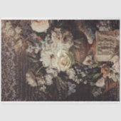 Vintages Tissue-Papier für Creme und Brauntöne Seidenpapier (Vorderseite)